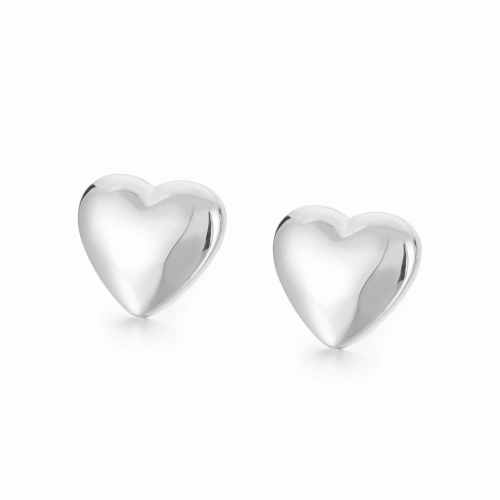 Wholesale Heart Shape Necklace Earrings Jewelry Gold Plated Set