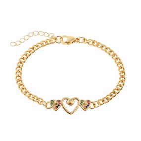Wholesale Heart Shaped Smiley Face Copper Bracelet