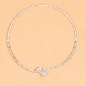 Wholesale Heart Shiny Alloy Necklaces