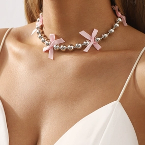Wholesale High-end Bowknot Clavicle Chain