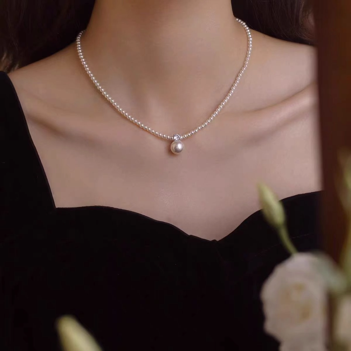 Wholesale High-end niche clavicle chain