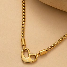 Wholesale High-grade Valentine's Day Titanium Steel Necklace Forever Love Love Stainless Steel Clavicle Chain