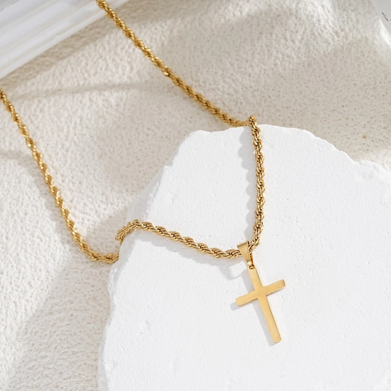 Wholesale Hip Hop Cross Pendant Men's Necklaces