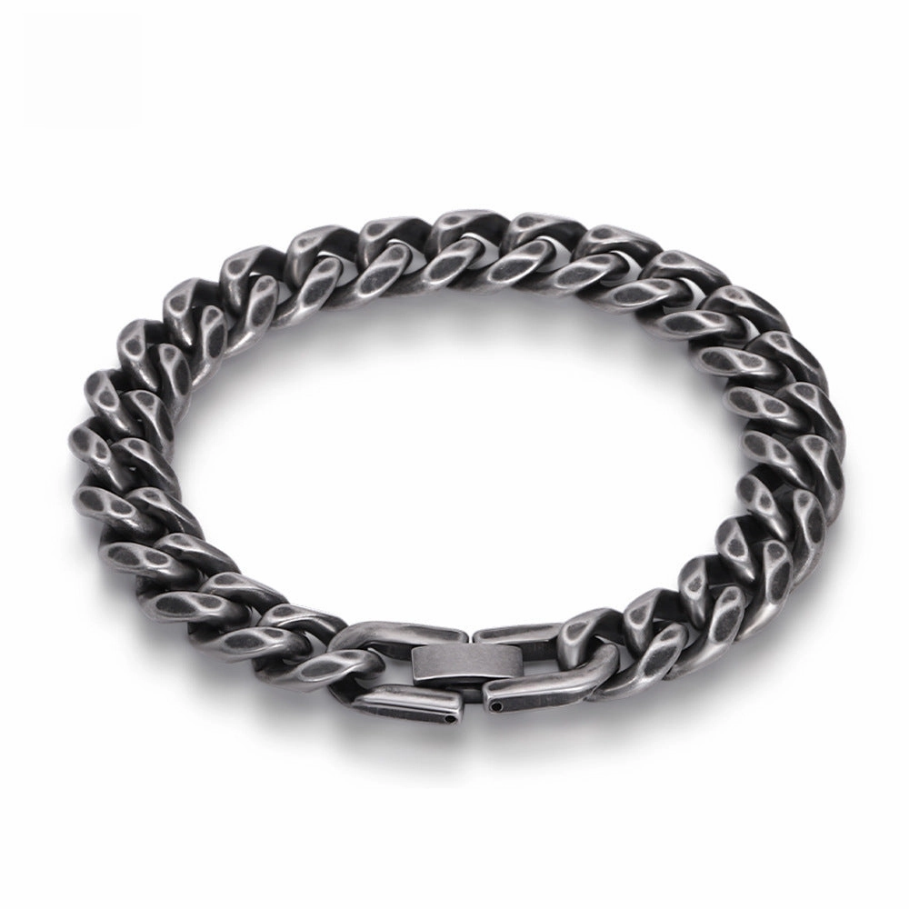 Wholesale hip hop Cuban stainless steel bracelet 8mm/10mm jewelry