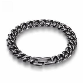 Wholesale hip hop Cuban stainless steel bracelet 8mm/10mm jewelry
