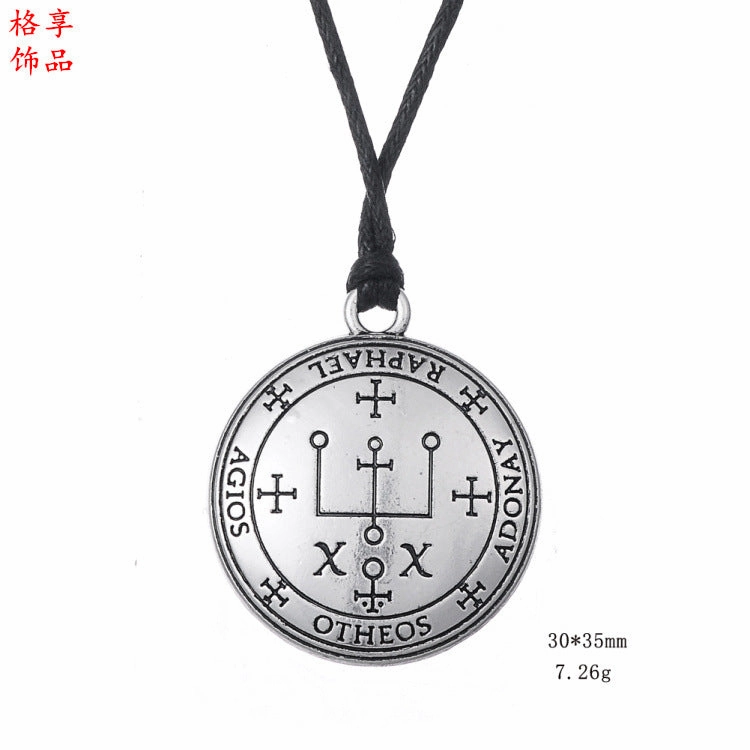 Wholesale Hip-Hop Gothic Archangel Enoch Necklace