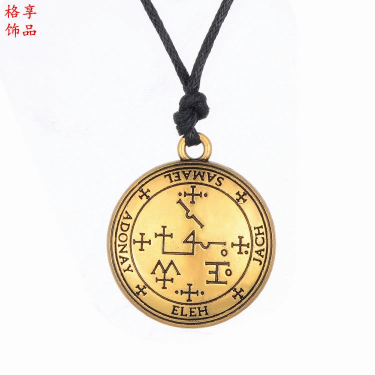 Wholesale Hip-Hop Gothic Archangel Enoch Necklace