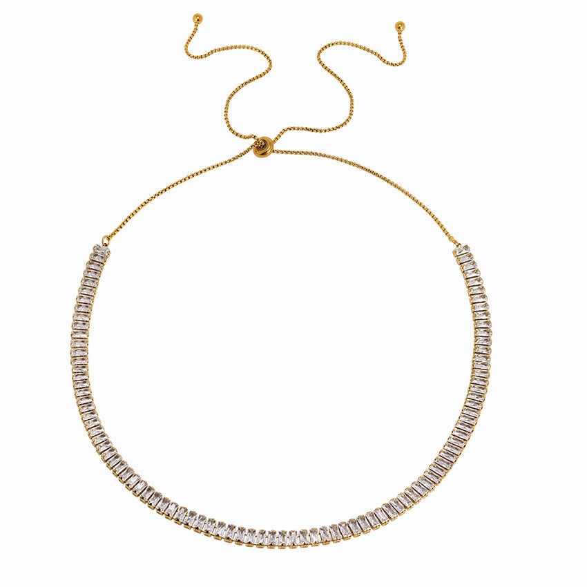 Wholesale Hip Hop Micropaved Single Row Cubic Zirconia Bracelet
