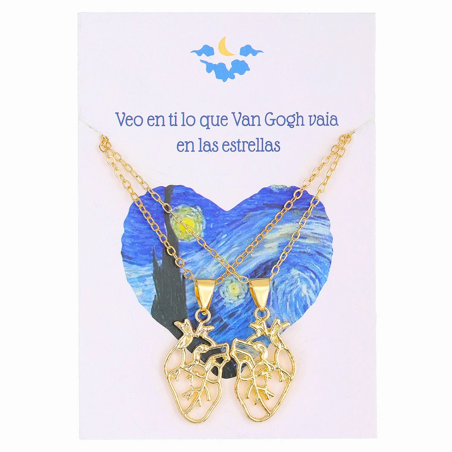Wholesale hollow heart love magnetic unisex magnet couple necklace set