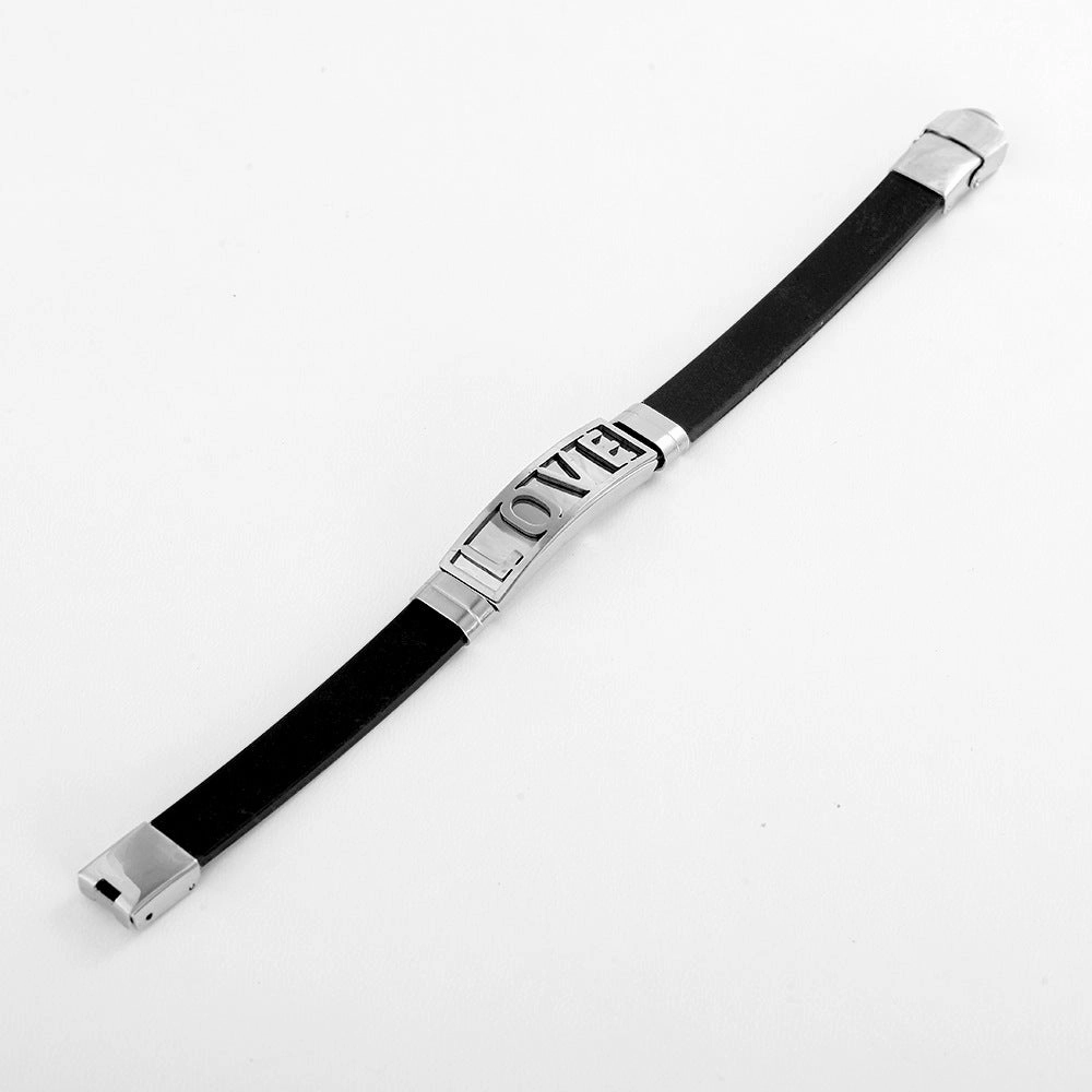 Wholesale Hollow Out Men's Bracelet Stainless Steel