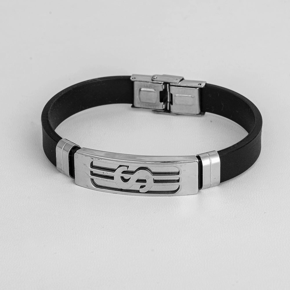 Wholesale Hollow Out Men's Bracelet Stainless Steel