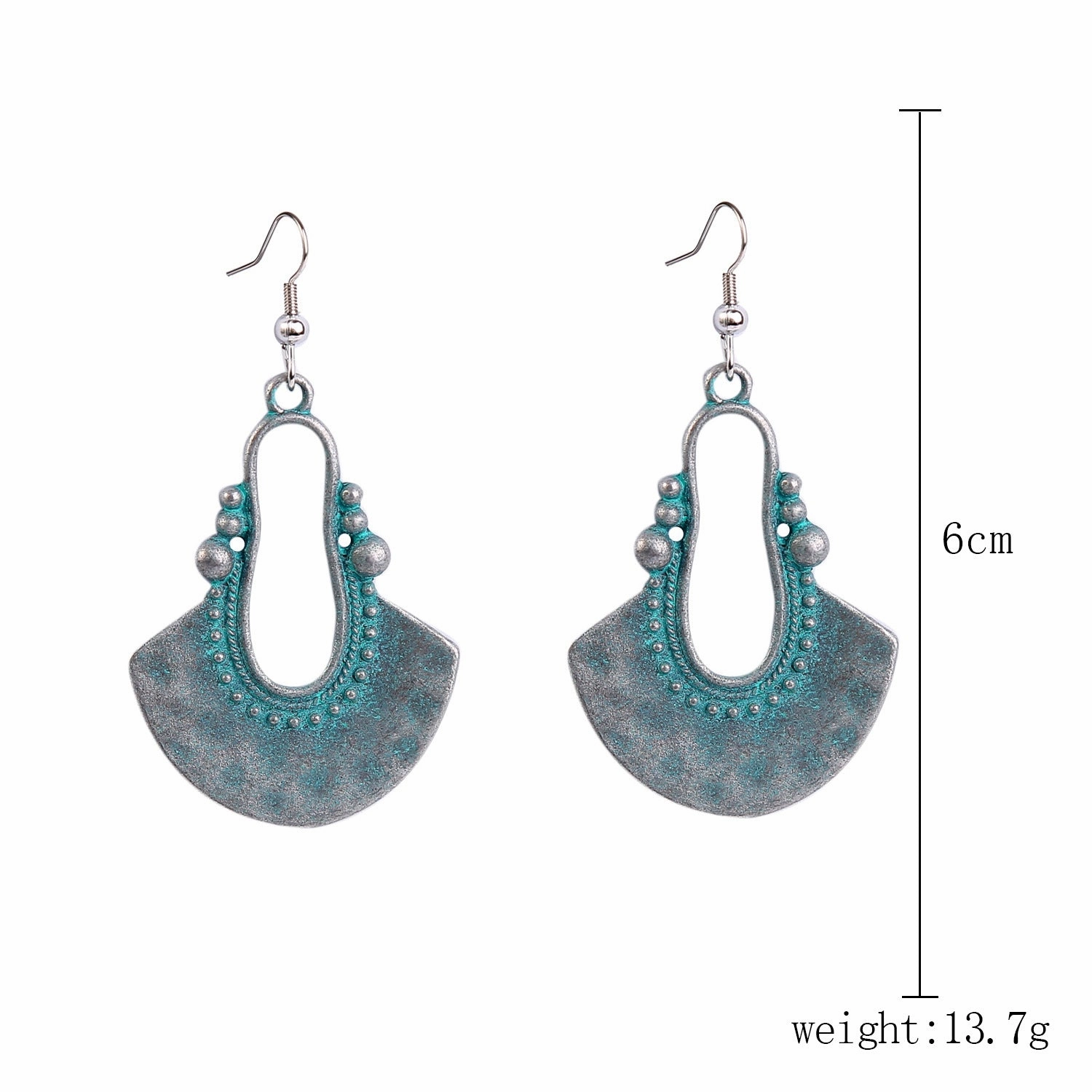 Wholesale Hot Selling Accessories Bohemian Turquoise Brown Leather Long Vintage Necklace