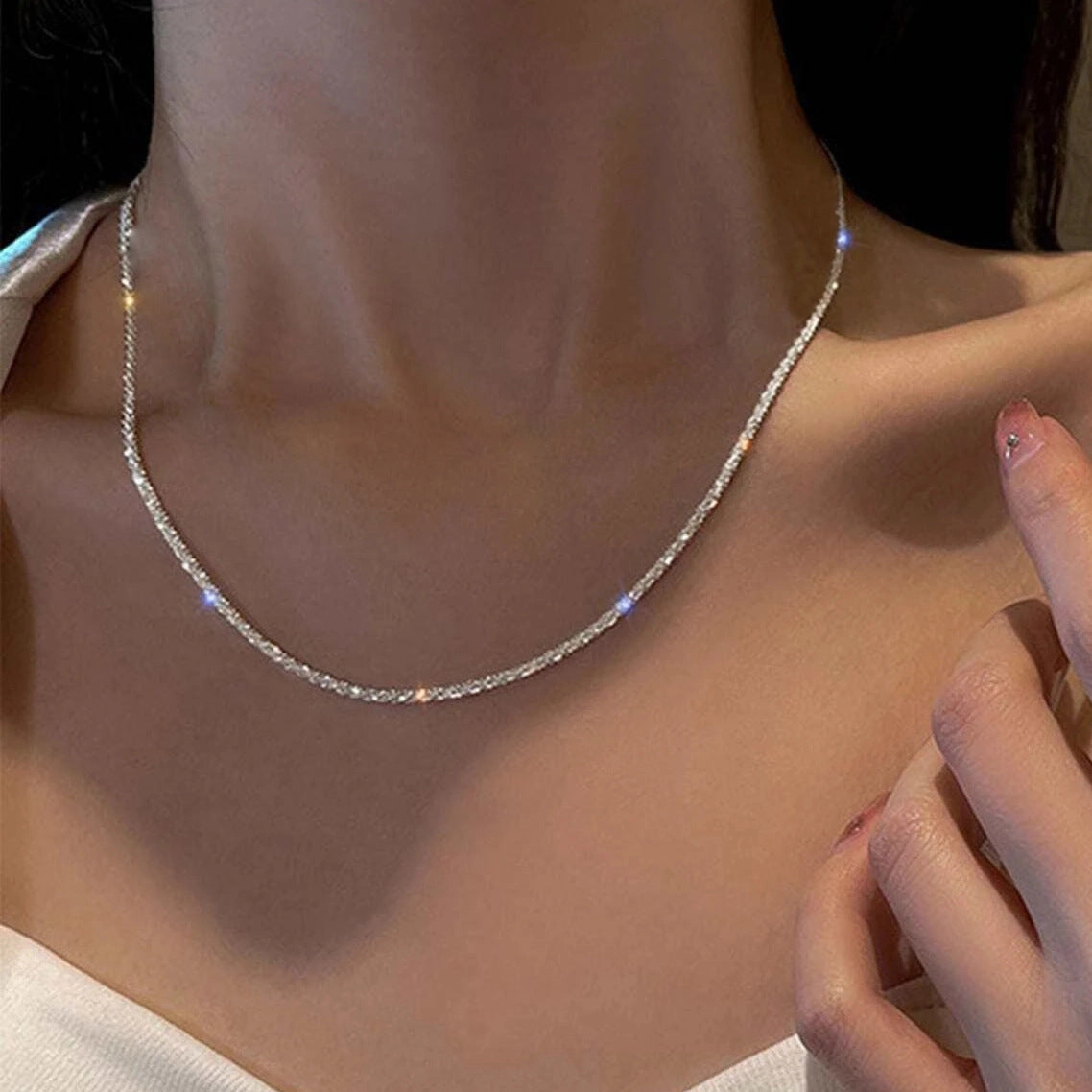 Wholesale ins starry sky necklace