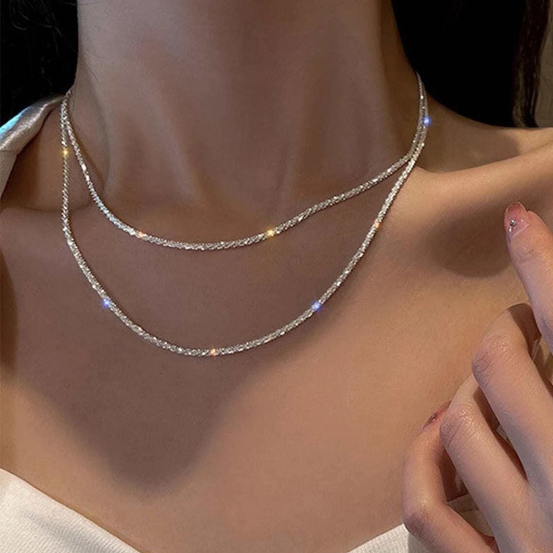 Wholesale ins starry sky necklace