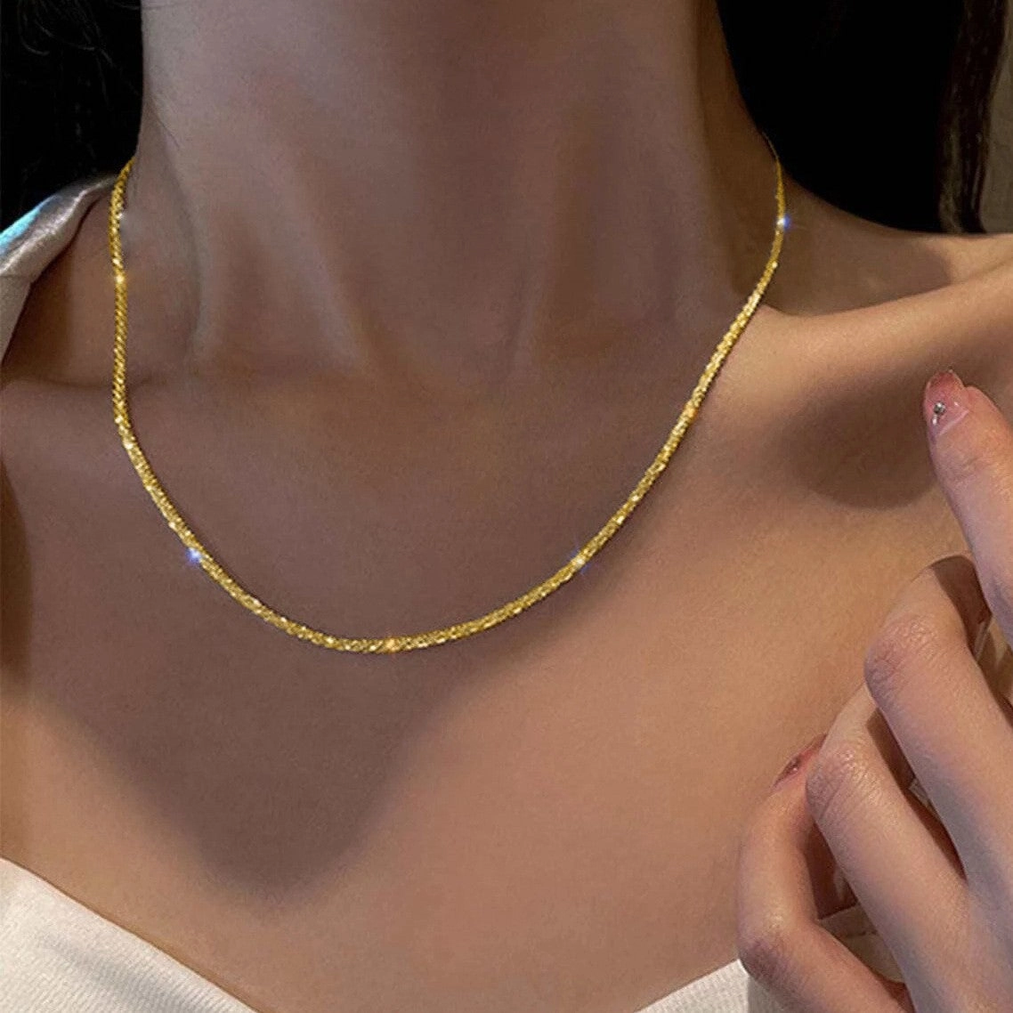 Wholesale ins starry sky necklace
