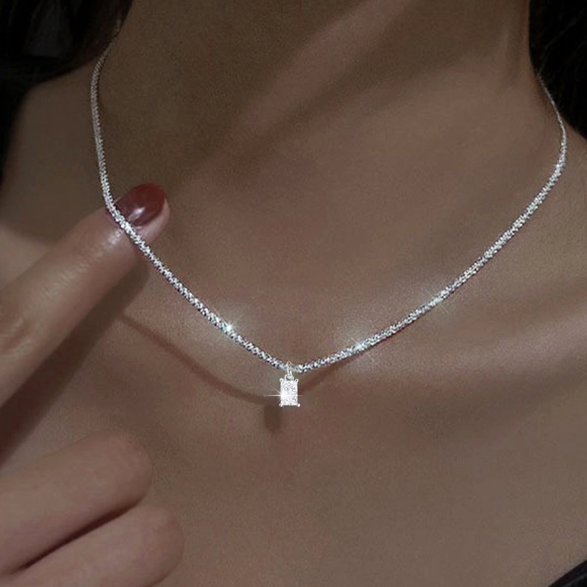 Wholesale ins starry sky necklace