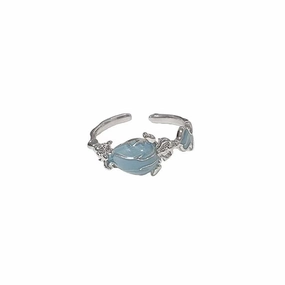 Wholesale Ins Style Unique Butterfly Snake Fashion Opening Ring Female Niche Design Sense Personality Trendy Punk Spider Ring
