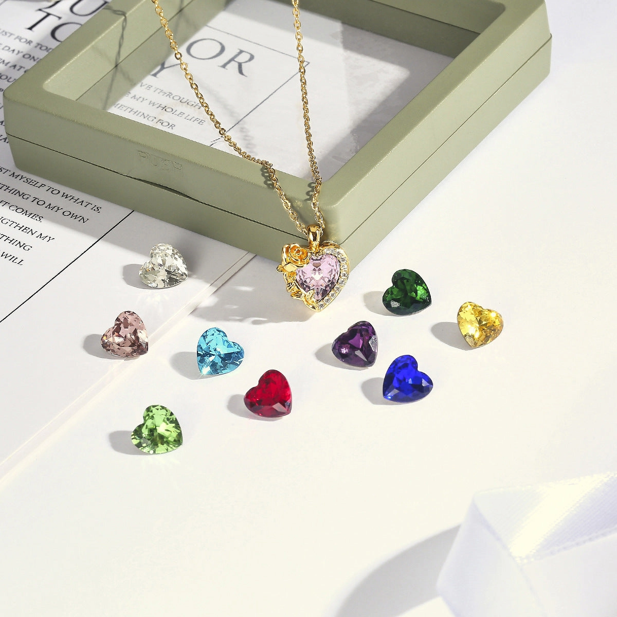 Wholesale Interchangeable zircon necklace