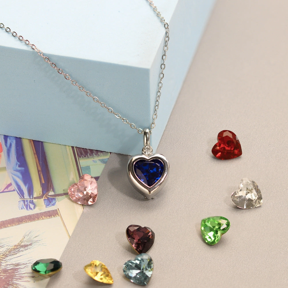 Wholesale Interchangeable zircon necklace