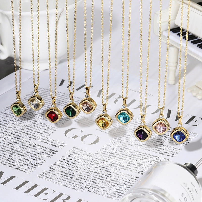 Wholesale Interchangeable zircon necklace