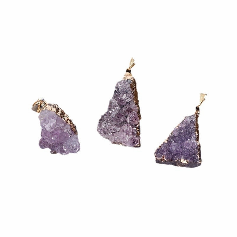 Wholesale Irregular Amethyst Pendant