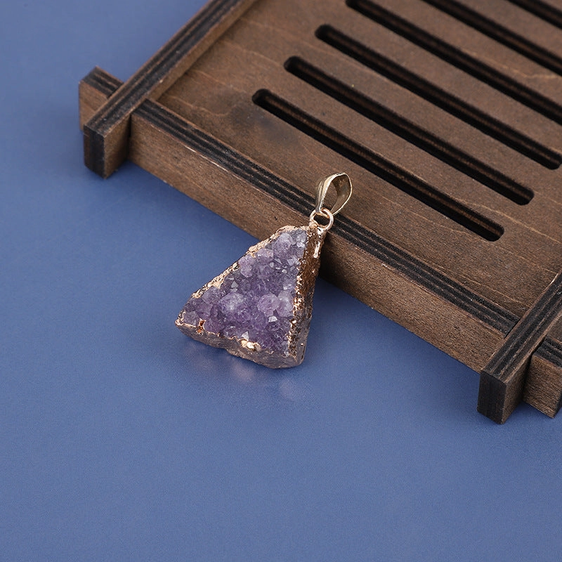 Wholesale Irregular Amethyst Pendant