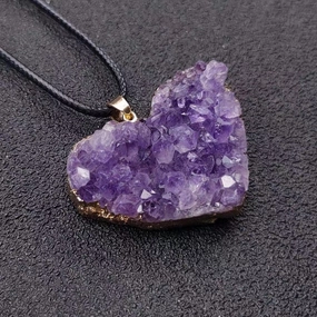 Wholesale Irregular Amethyst Pendant