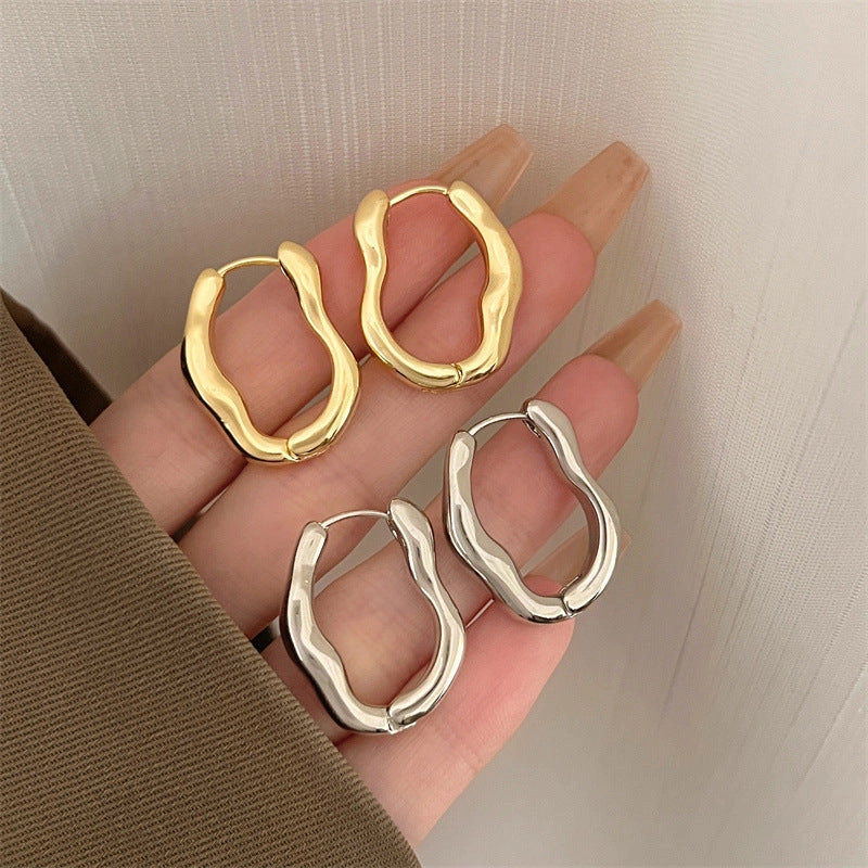 Wholesale Irregular Geometric Fashionable Personalized  Simple ins Style Earrings