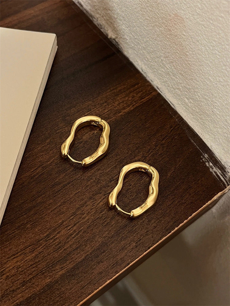 Wholesale Irregular Geometric Fashionable Personalized  Simple ins Style Earrings