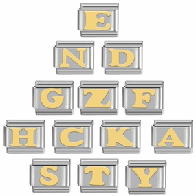 Wholesale Italian Charm Bracelet 9mm DIY Patchwork Detachable Monogram Bracelet