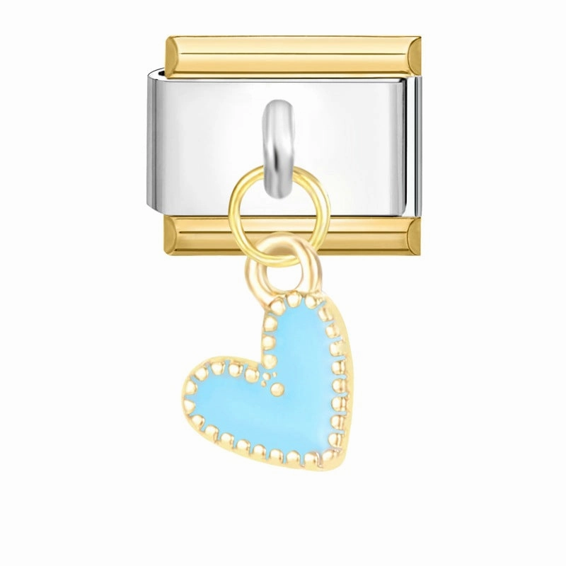 Wholesale Italian Charm Bracelet 9mm DIY Splicing Removable Stainless Steel Composable Bracelet