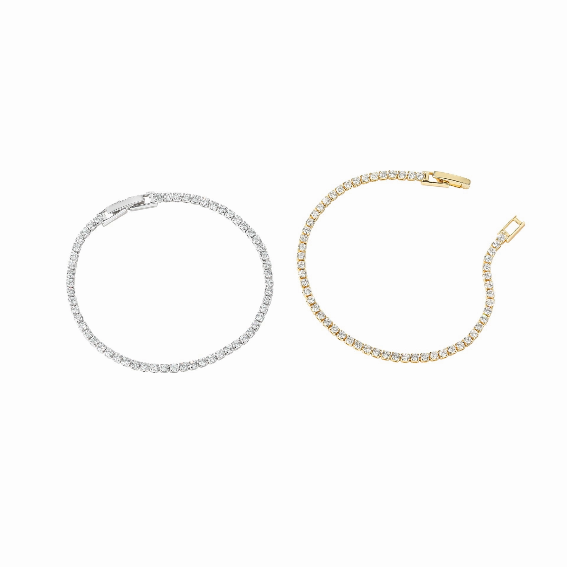 Wholesale Italian Charm Bracelet Zircon Stainless Steel Gilded Bracelet Charms