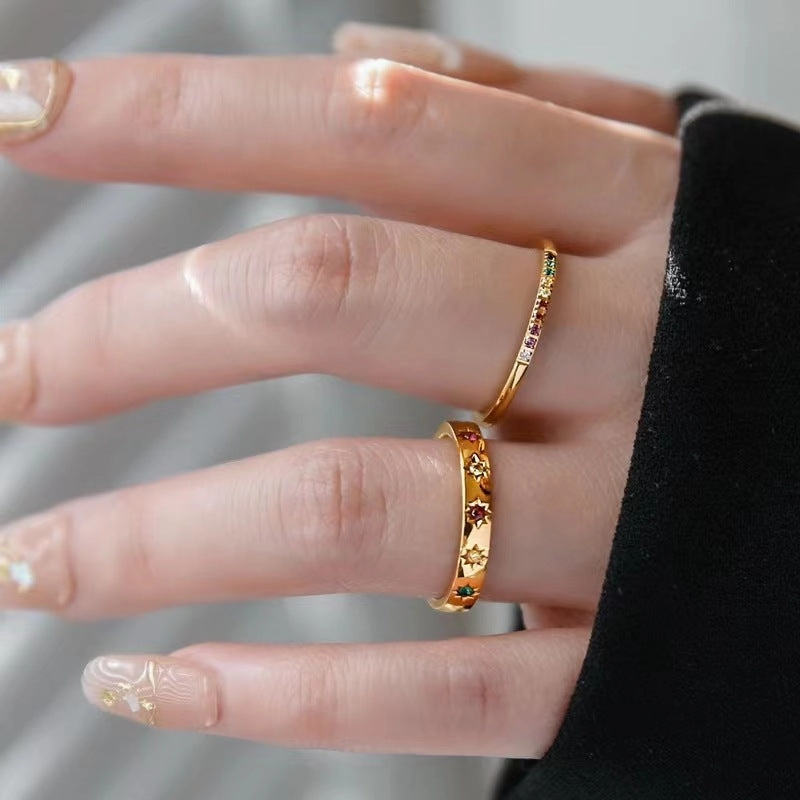 Wholesale Japanese and Korean Gold Copper Rings