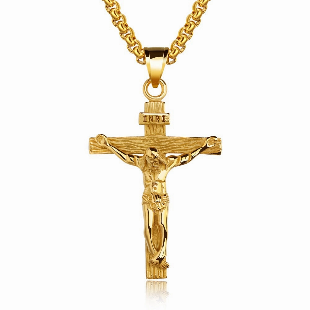 Wholesale Jewelry Alloy Cross Pendant Necklace