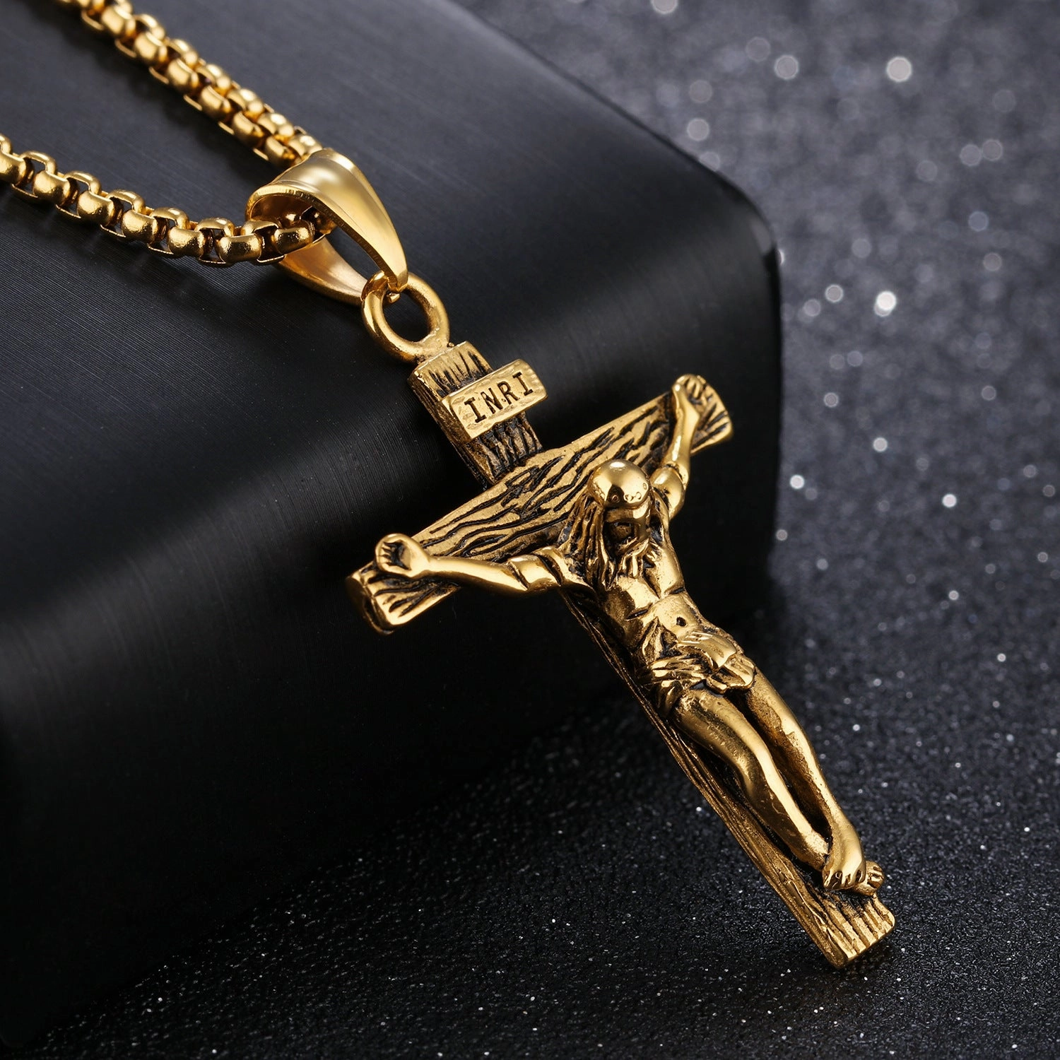 Wholesale Jewelry Alloy Cross Pendant Necklace