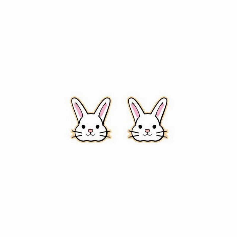 Wholesale Jewelry Easter Bunny Carrot Wooden Earrings
