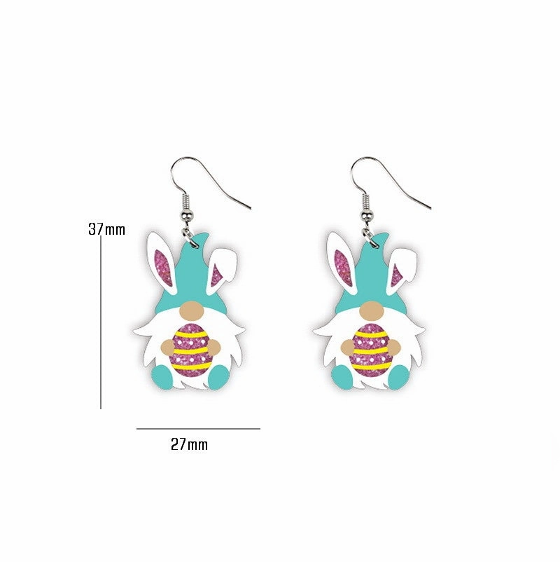 Wholesale Jewelry Easter Chick Dinosaur Goblin Acrylic Earrings