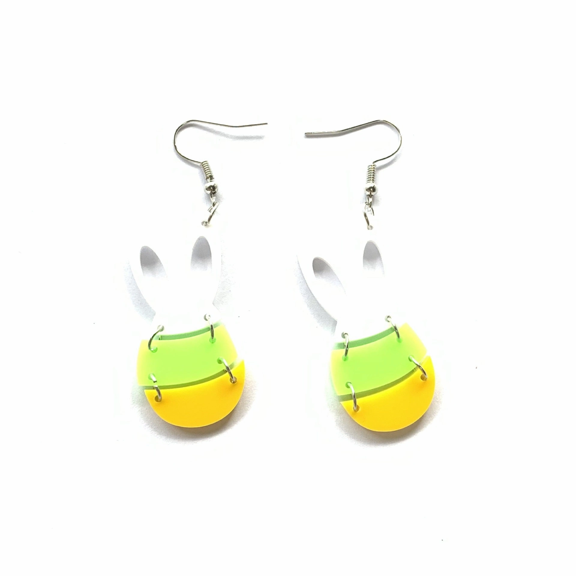Wholesale Jewelry Easter Egg Bunny Acrylic Earrings