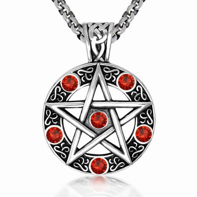 Wholesale Jewelry Stainless Steel Boho Style Skull Pendant Necklace