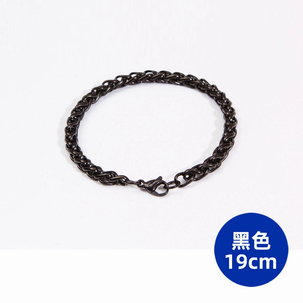 Wholesale Keel Flower Basket Chain Titanium Steel Bracelet