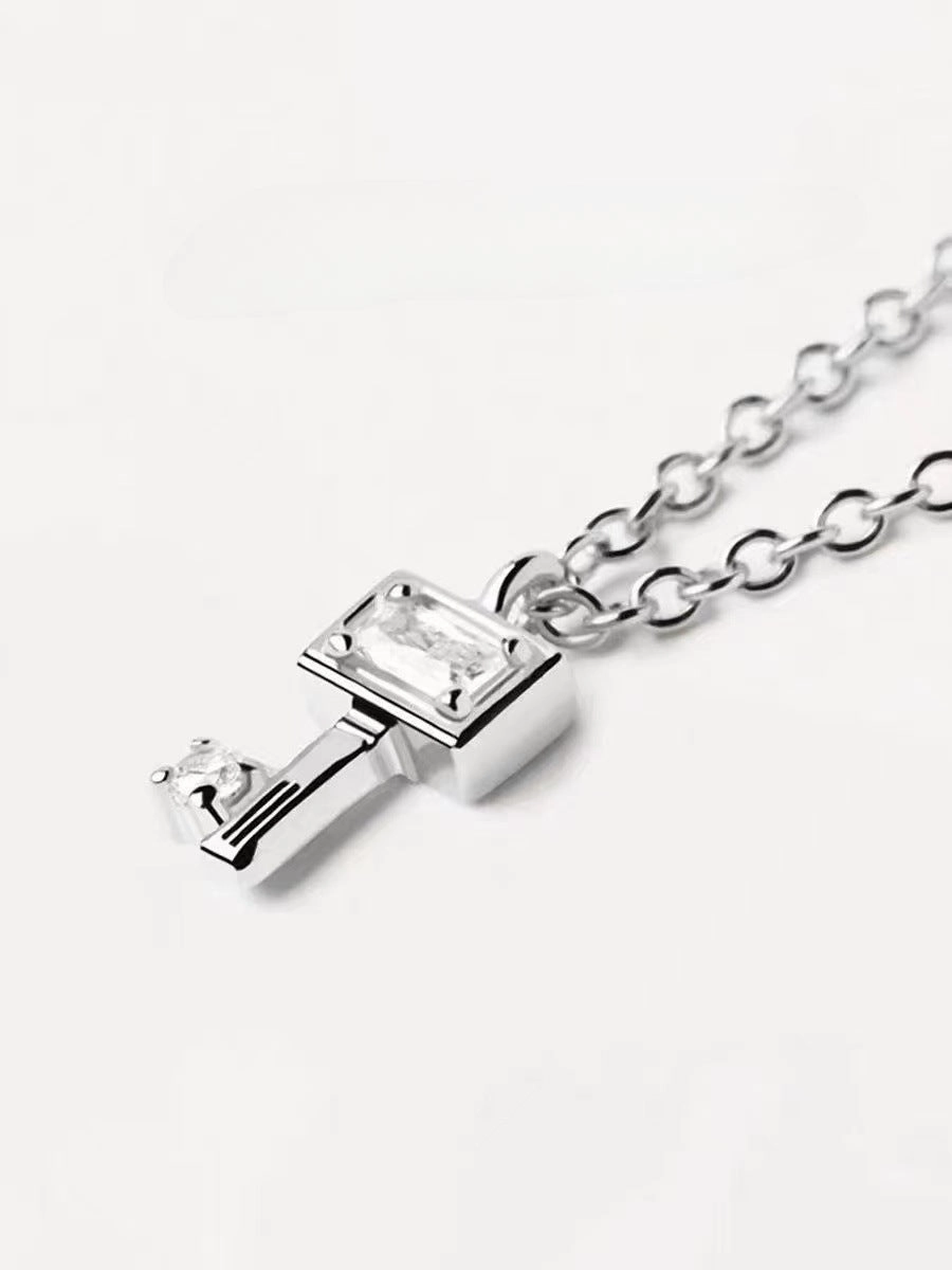 Wholesale Key Clavicle Brass Copper Necklaces