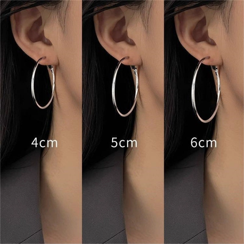 Wholesale Large circle simple personality cool style temperament Earrings