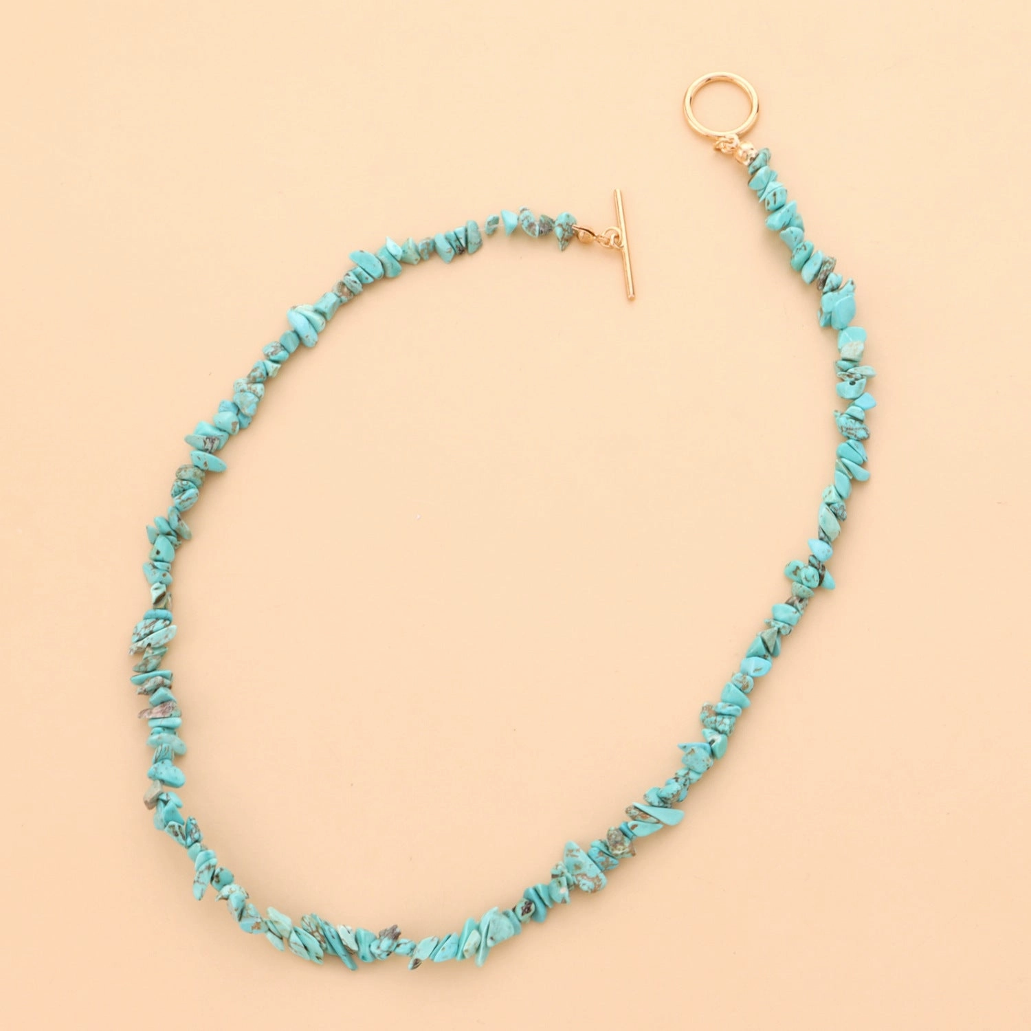 Wholesale Large Shaped Pearl Turquoise Necklace