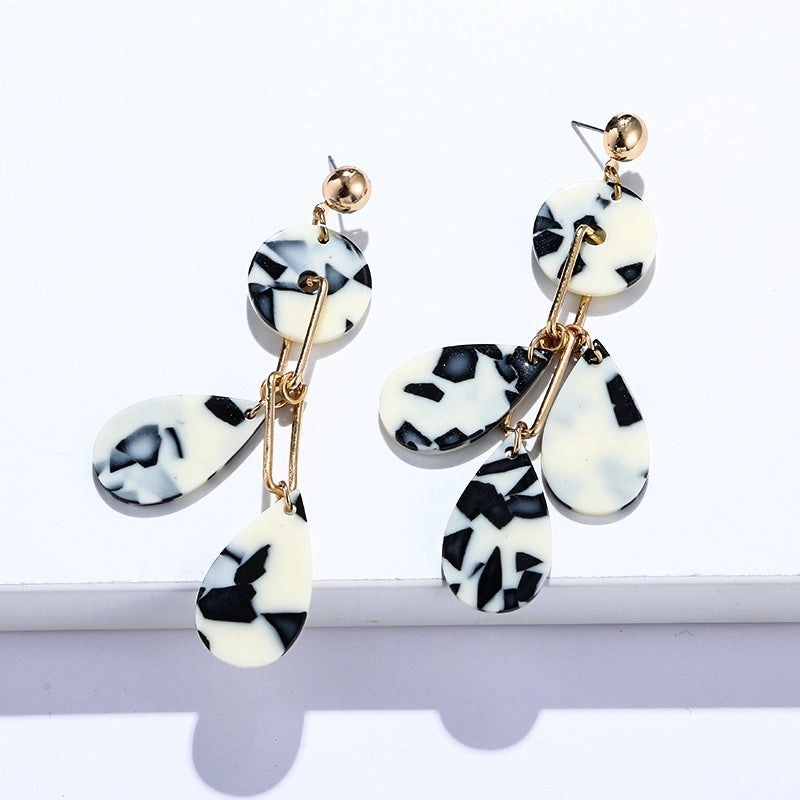 Wholesale Leaf Shape Series Twigs Flowers Earrings