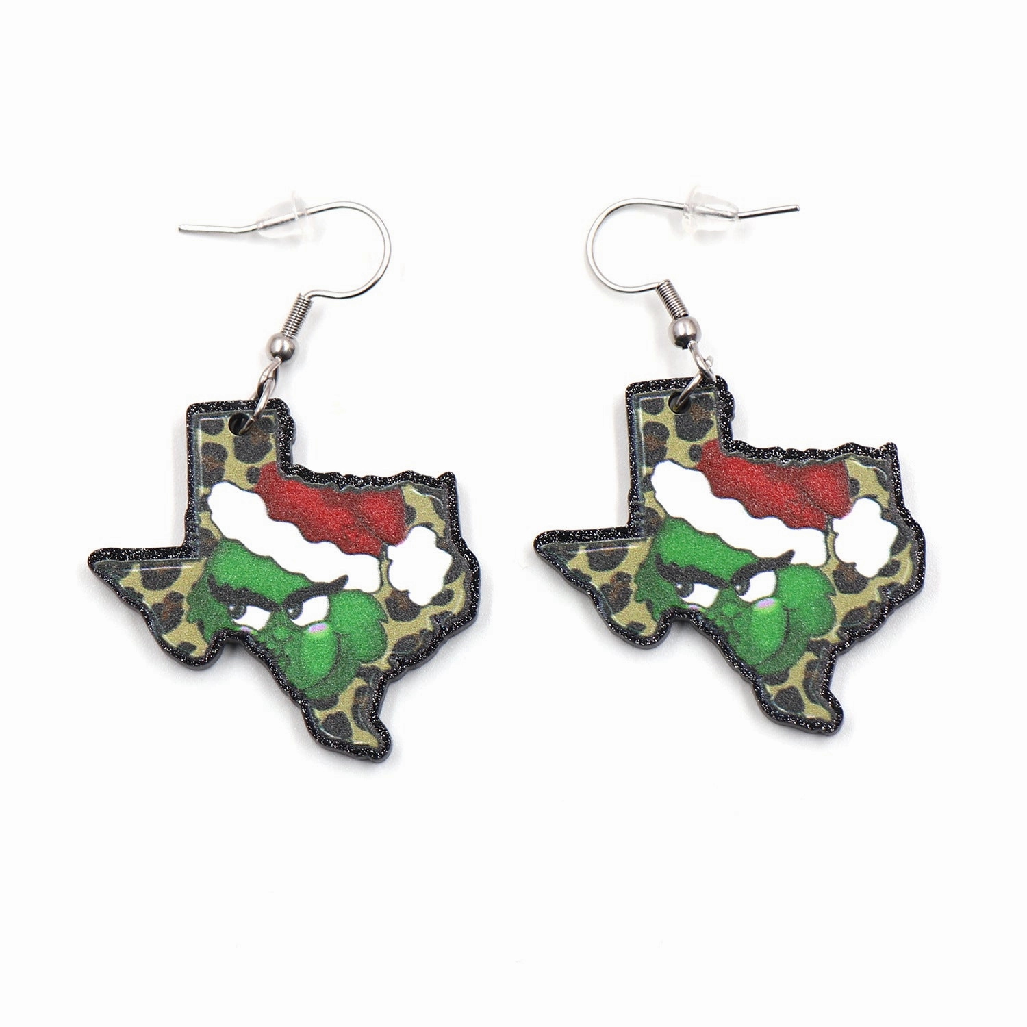 Wholesale Leopard Pattern Acrylic Earrings