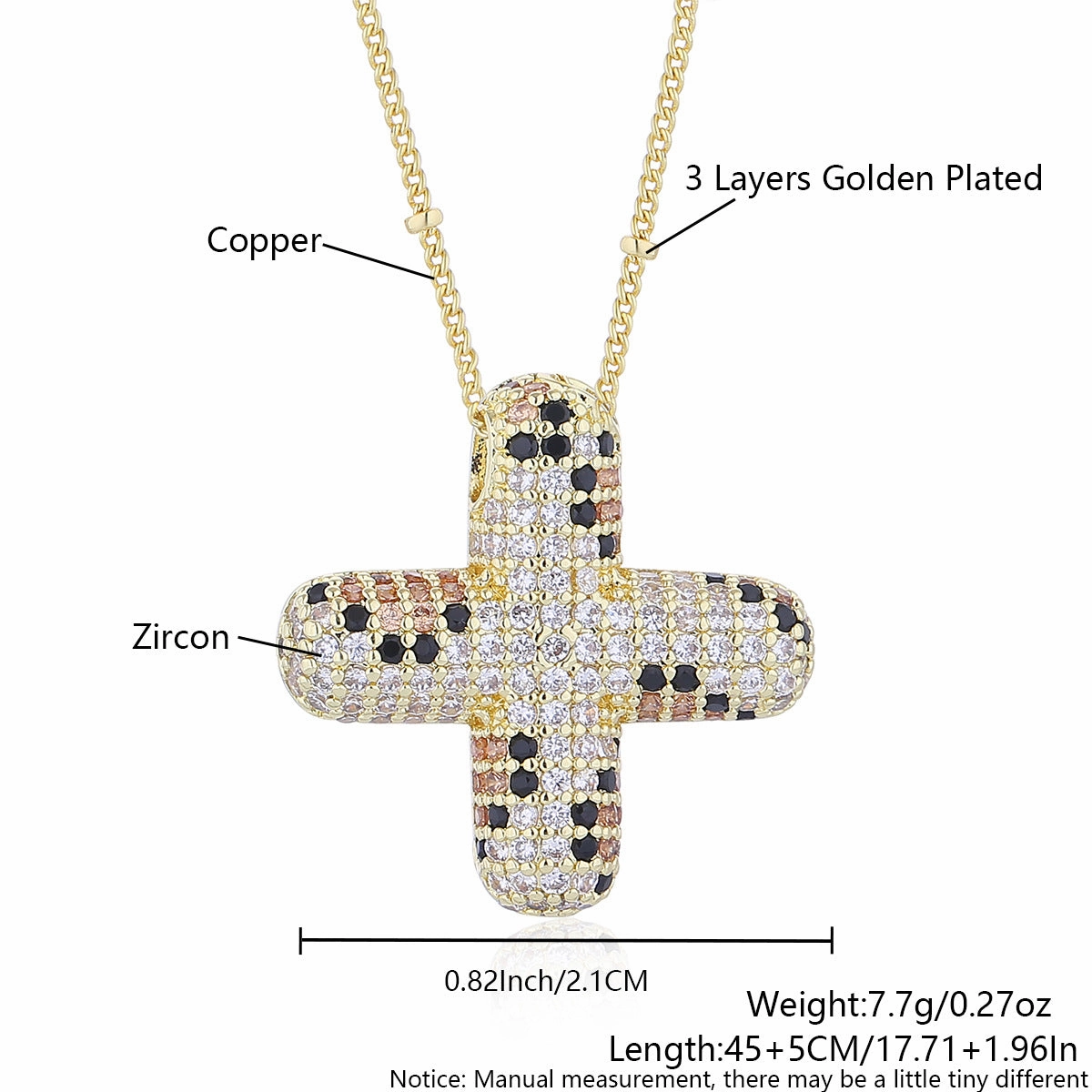 Wholesale Leopard Print Letter Necklace Copper Plated Real Gold Full Diamond Zircon Necklace Fashion English Letter Necklace Women