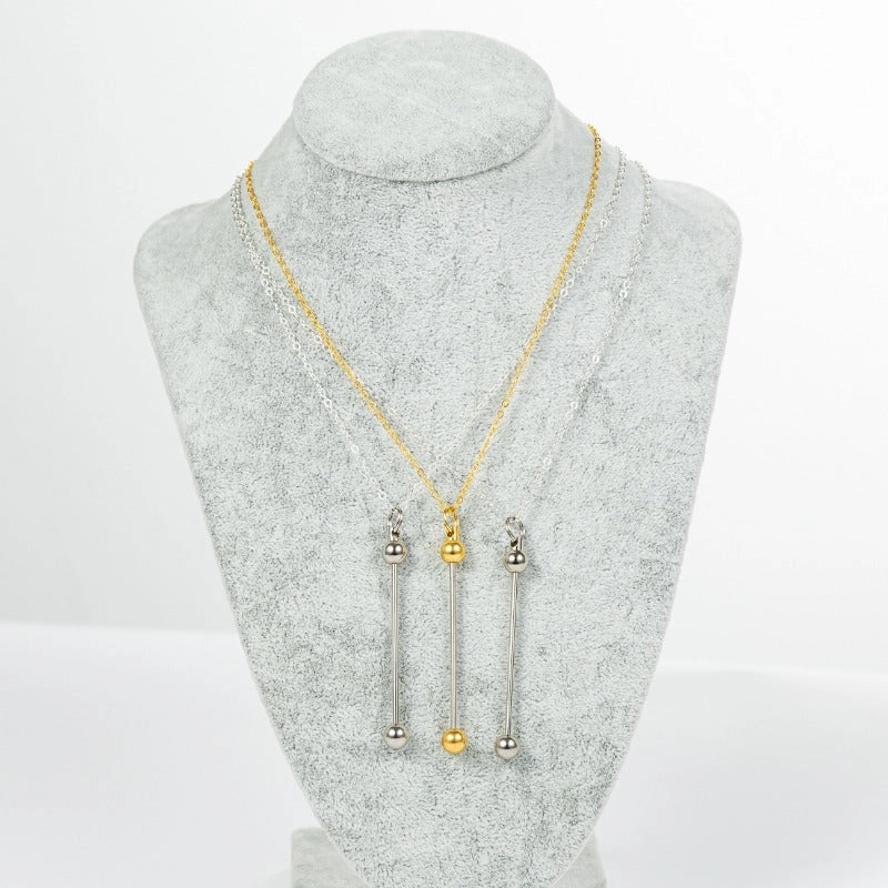 Wholesale Light Luxury Niche High-end Accessories DIY Handmade Bead Necklaces