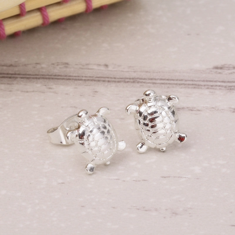 Wholesale Little Turtle Gold Plated Alloy Ear Studs
