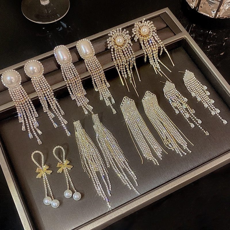 Wholesale Long Tassel Earrings