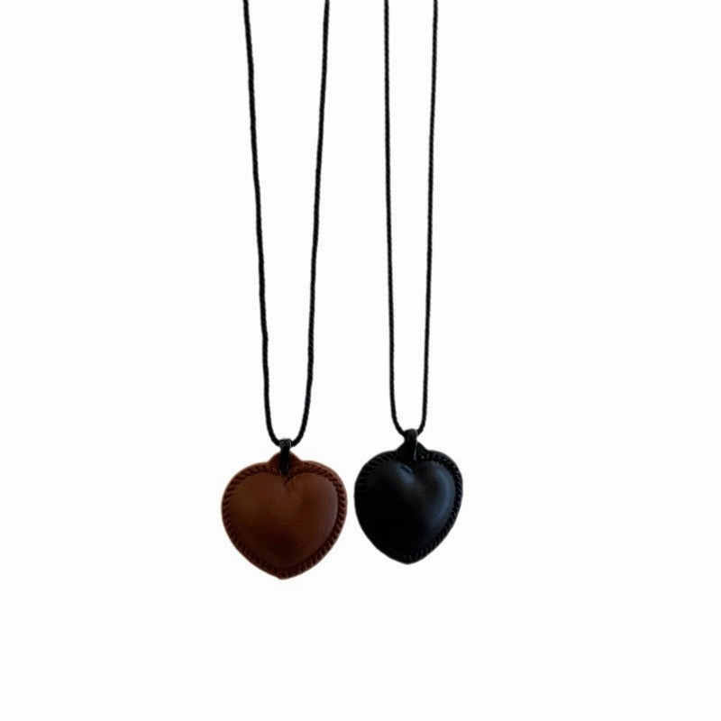 Wholesale Love Braided Rope Necklace Personality Fashion All-match Necklace Clavicle Chain